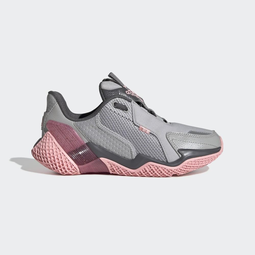 Adidasi Alergare Adidas 4UTURE Fete Romania - Gri/Roz/Gri FV2784